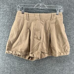 Asos Shorts Womens 6 Beige Khaki Cargo High Rise Comfort‎ Bohemian Casual